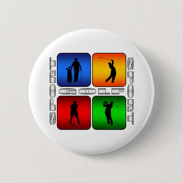 Spectacular Golf 2 Inch Round Button (Front)