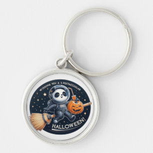 Spectacular Halloween with a Bamboo-Broom Panda Keychain