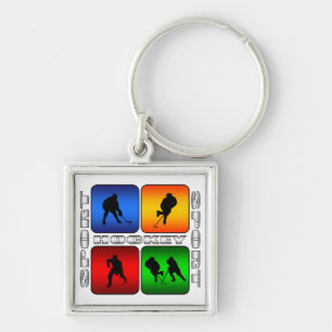 Spectacular Hockey Keychain