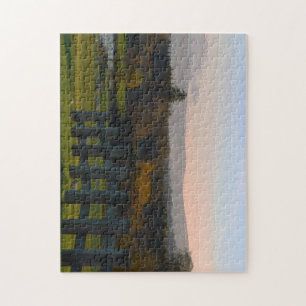 Spectacular Irish landscape. The Way to the Lake Jigsaw Puzzle