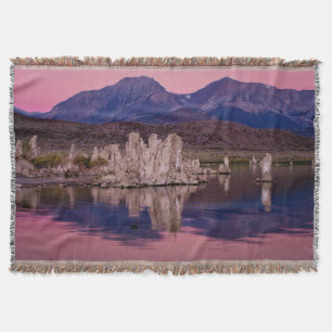 Spectacular Mono Lake In The Shadow Throw Blanket