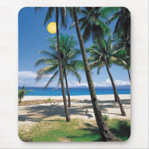 Spectacular Ocean and Beach View Design Mouse Pad