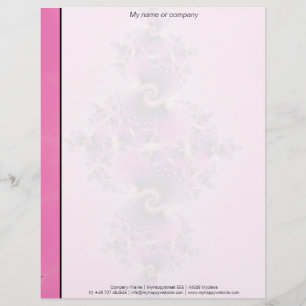 Spectacular Pink - Fractal Letterhead