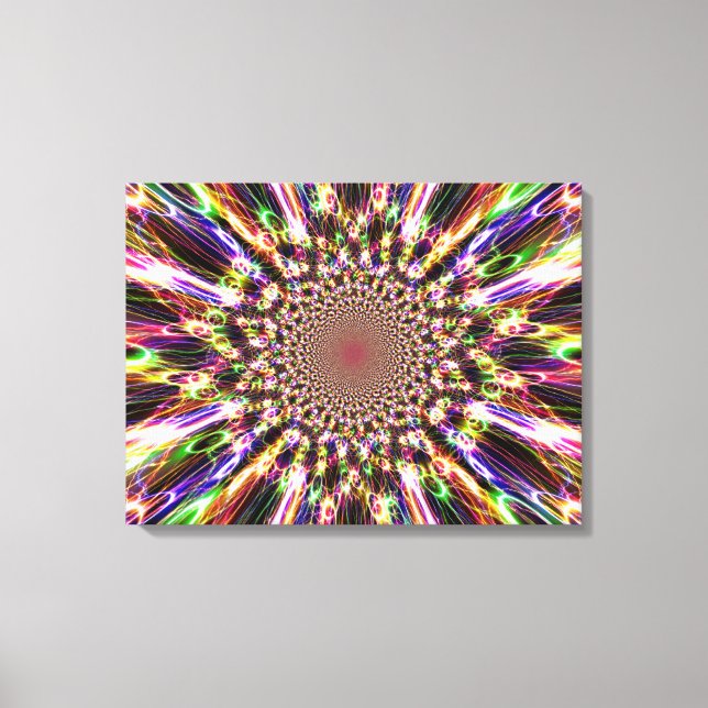 Spectacular Rainbow Canvas Print (Front)