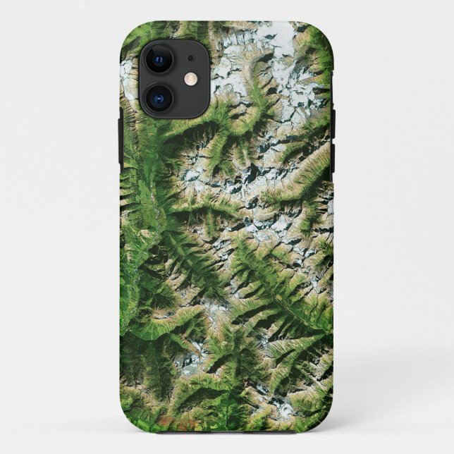Spectacular Satellite Image (Mountains) Case-Mate iPhone Case (Back)