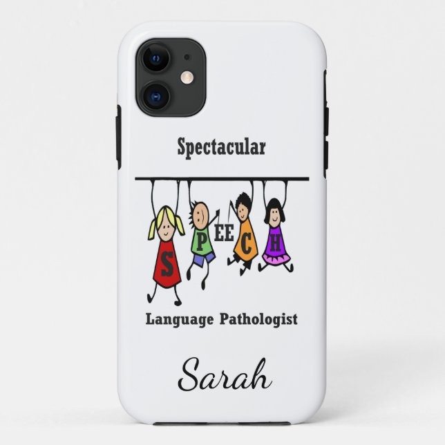 Spectacular Speech-Language Pathologist Customize Case-Mate iPhone Case (Back)