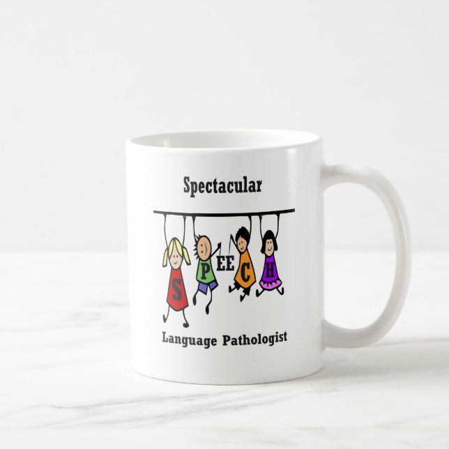 Spectacular Speech-Language Pathologist Kids Coffee Mug (Right)