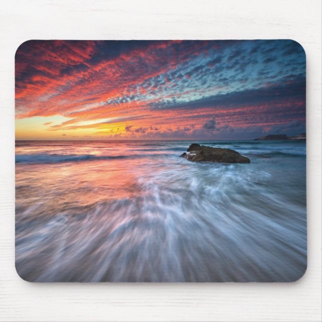 Spectacular Sunset | Stone Beach, El Mouse Pad (Front)