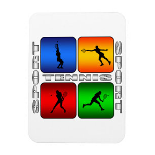 Spectacular Tennis (Female) Magnet