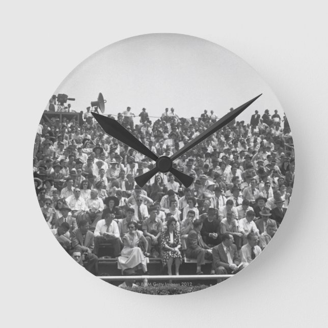 Spectators Round Clock (Front)