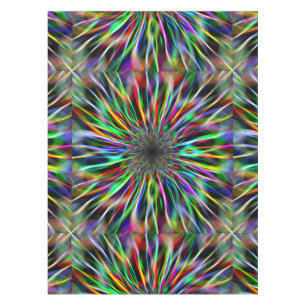 Spectral Diamond Zoom Tablecloth