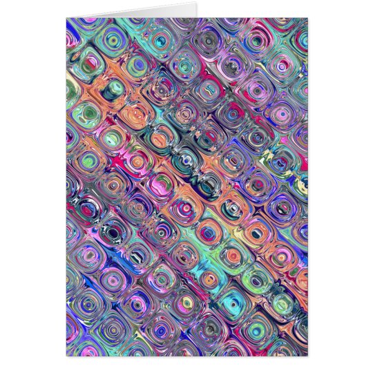 Spectral Glass Beads Card