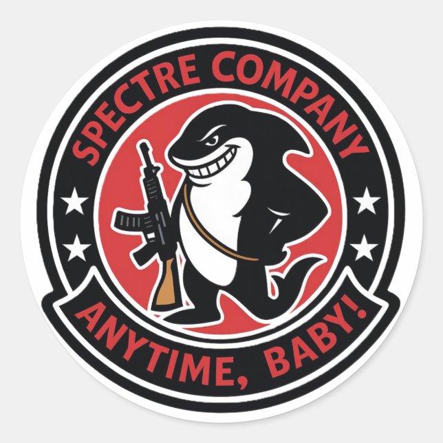 Spectre Company Anytime Baby Sticker (Front)