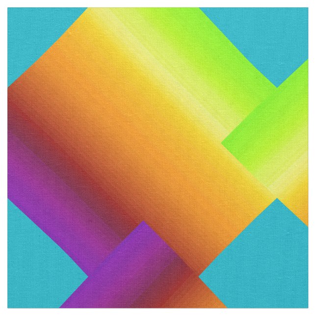 Spectre de couleurs en forme de diamant - 3 Tissu (Fermer)