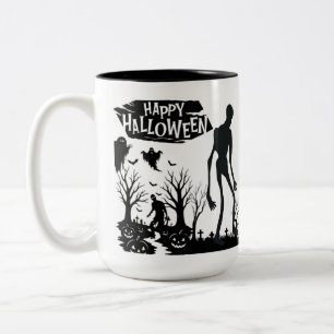 Spectre's Harvest Festival black & white Two-Tone Coffee Mug