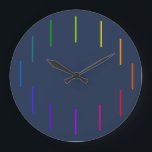 Spectrozoetropic Geek clock<br><div class="desc">Minimalist colour and design. Maximum style.</div>