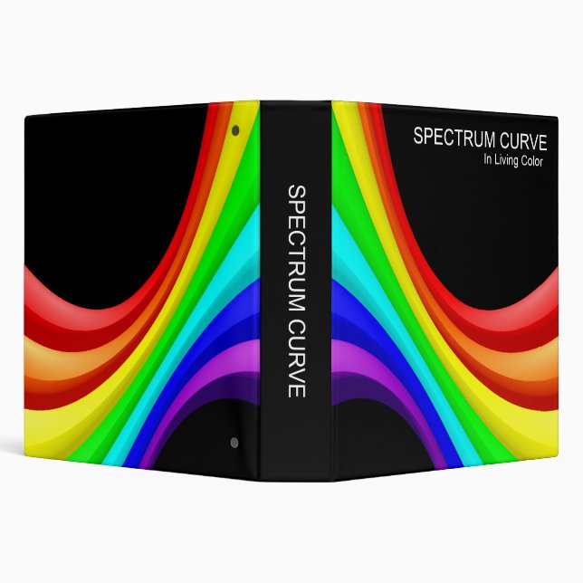 Spectrum Curve 3d (1.5in) - Black Binder (Background)