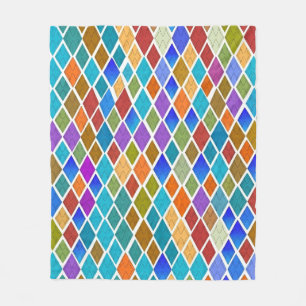 Spectrum Diamonds Fleece Blanket