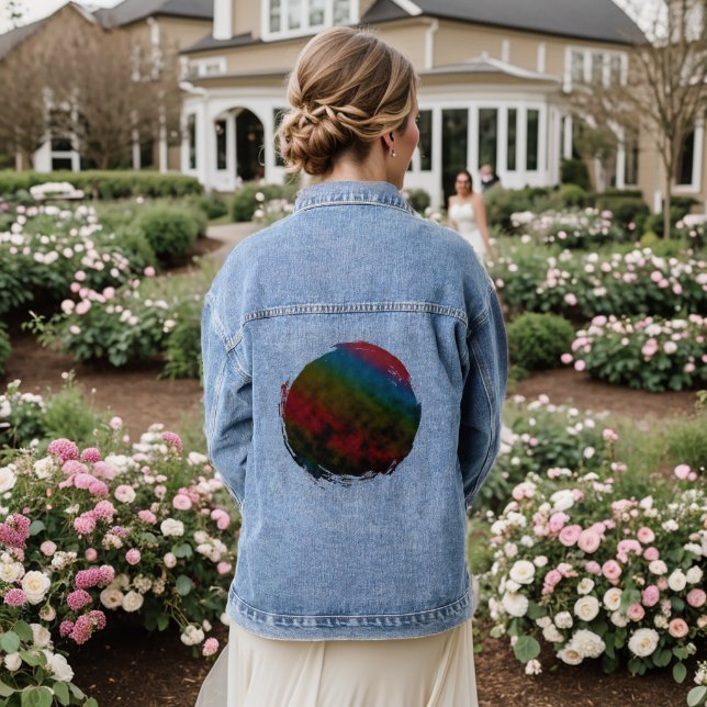 Spectrum Drift Denim Jacket (Wedding Back)