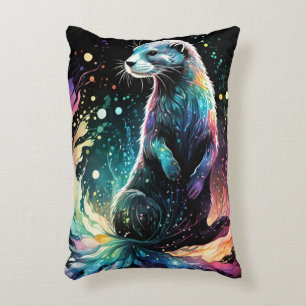 Spectrum Edge: The Otters Glow Accent Pillow
