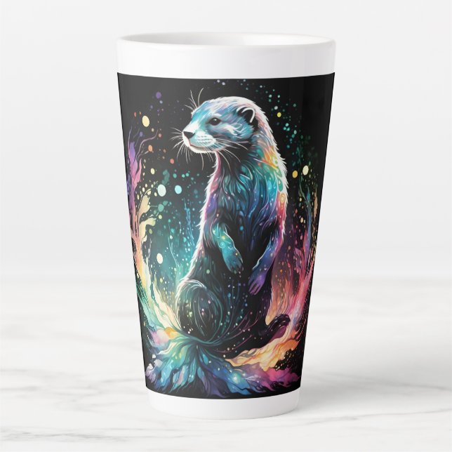 Spectrum Edge: The Otters Glow Latte Mug (Front)