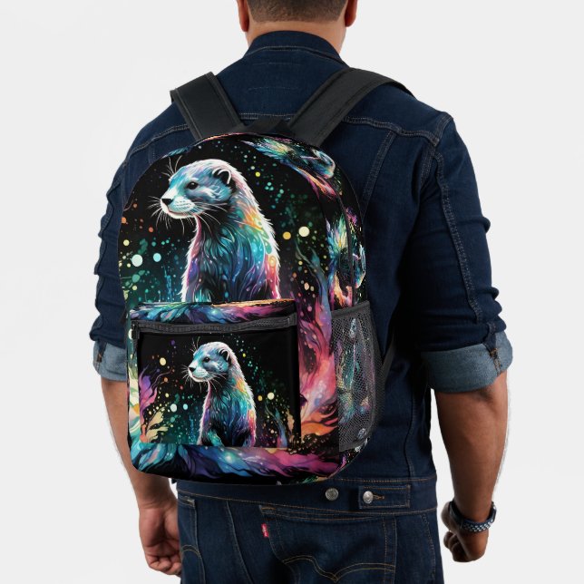 Spectrum Edge: The Otters Glow Printed Backpack (Insitu (Model))