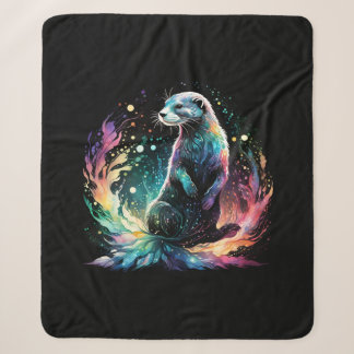 Spectrum Edge: The Otters Glow Sherpa Blanket