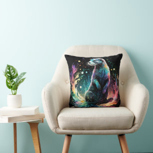 Spectrum Edge: The Otters Glow Throw Pillow