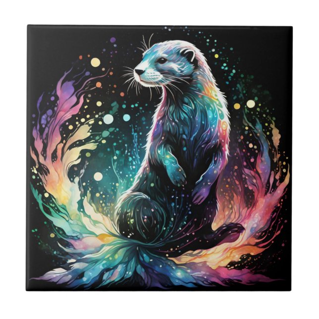Spectrum Edge: The Otters Glow Tile (Front)