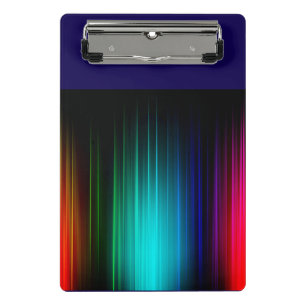 Spectrum Light Show Background-55321 Mini Clipboard