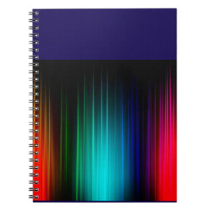 Spectrum Light Show Background-55321 Notebook