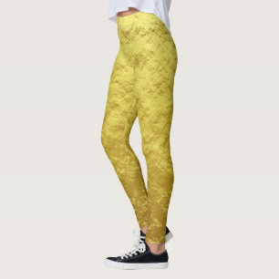 Spectrum of gold colour sheets leggings