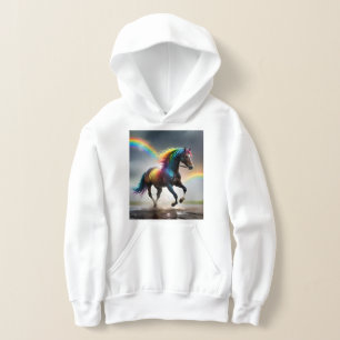 Spectrum of Grace: Rainbow Horse Beneath Rainbows