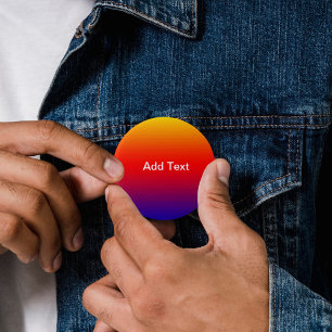 Spectrum of Horizontal Colors -1 2 Inch Round Button