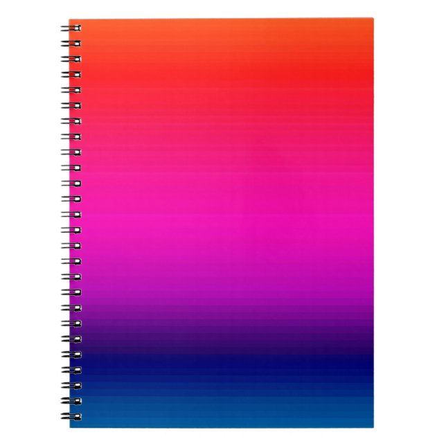 Spectrum of Horizontal Colors - 4 Notebook (Front)