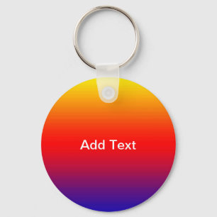 Spectrum of Horizontal Colours -1 Keychain