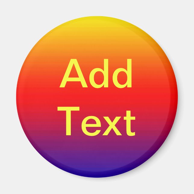 Spectrum of Horizontal Colours -1 Magnet (Front)