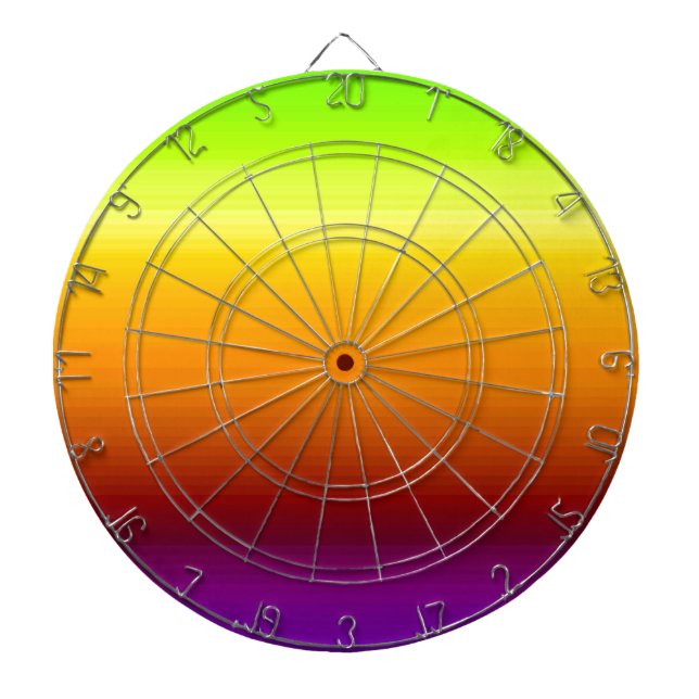 Spectrum of Horizontal Colours -3 Dartboard (Front)