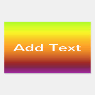 Spectrum of Horizontal Colours -3 Sticker