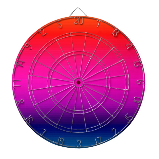 Spectrum of Horizontal Colours - 4 Dartboard (Front)