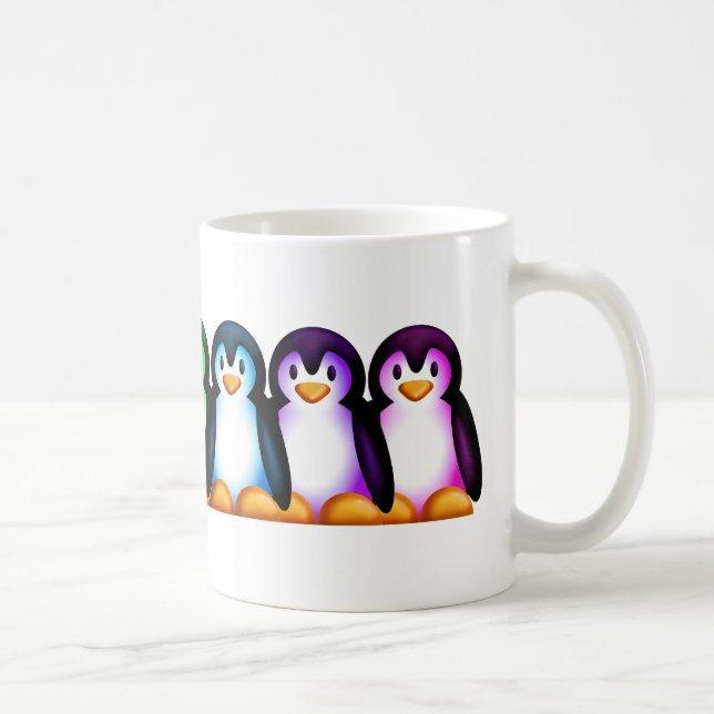 Spectrum Penguin Coffee Mug (Right)
