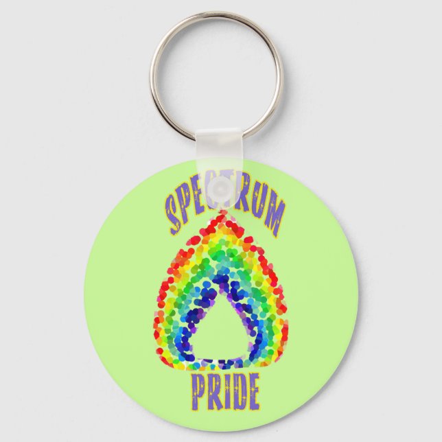 Spectrum Pride Keychain (Front)