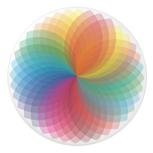 Spectrum Rainbow Ceramic Knob