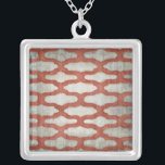 Spectrum Symmetry VI Silver Plated Necklace<br><div class="desc">Patterns</div>
