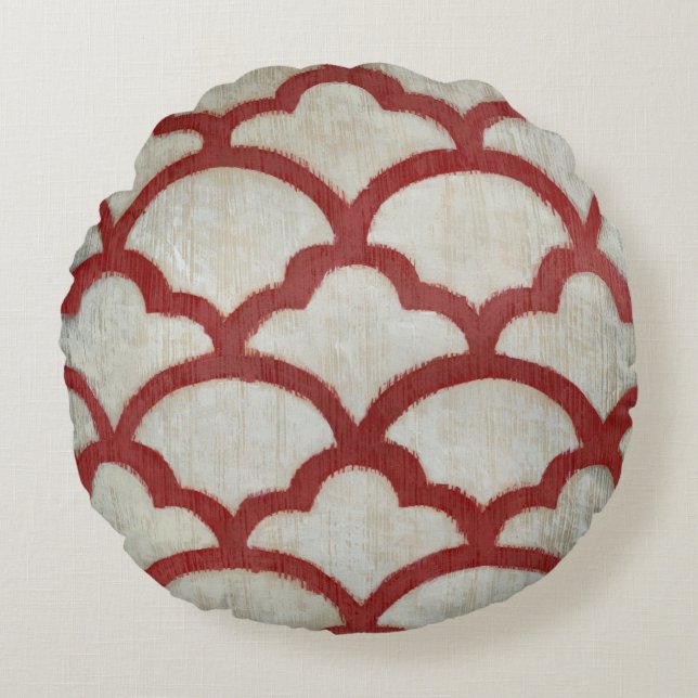 Spectrum Symmetry VII Round Pillow (Front)