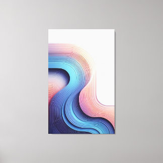 Spectrum Waves Canvas Print