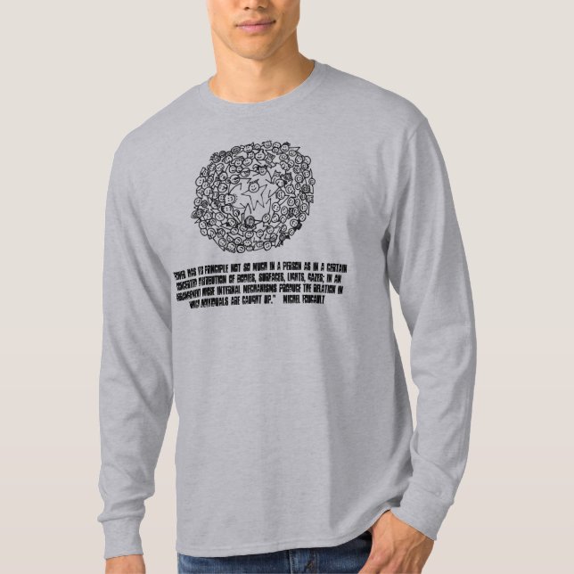 SpectrumMichelFoucaultPower T-Shirt (Front)