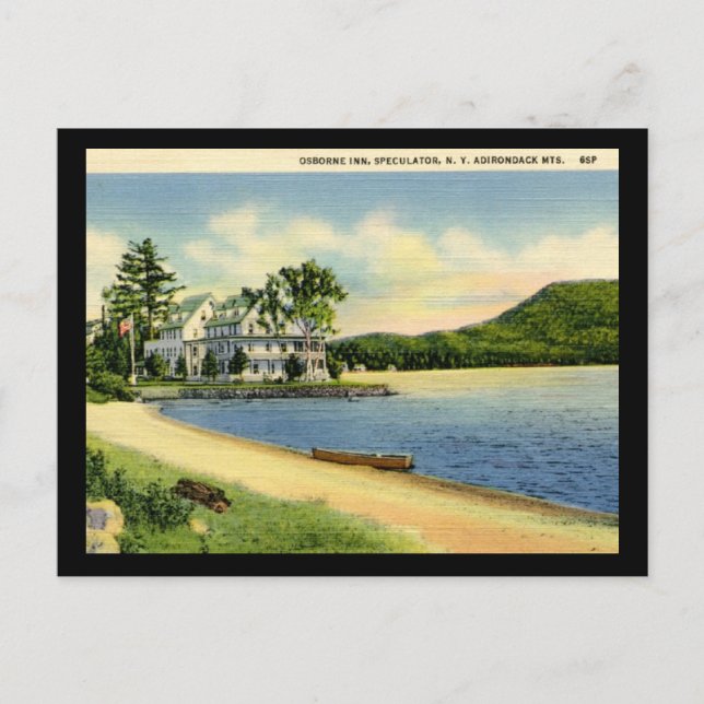 Speculator, New York Vintage Postcard (Front)