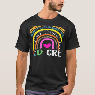 Sped Crew Rainbow Special Education Teacher Back T T-Shirt