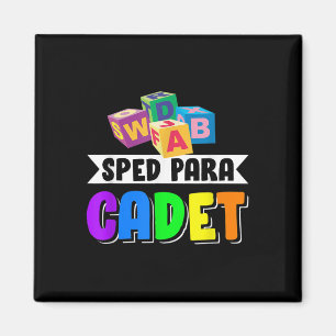 Sped Para Cadet Back To School Magnet
